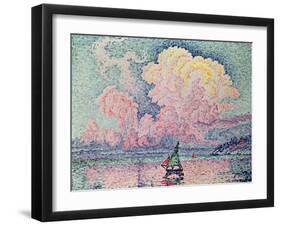 Antibes, the Pink Cloud, 1916-Paul Signac-Framed Giclee Print