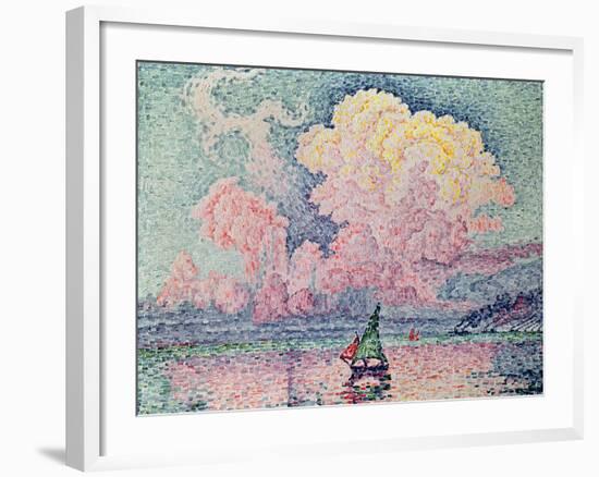 Antibes, the Pink Cloud, 1916-Paul Signac-Framed Giclee Print