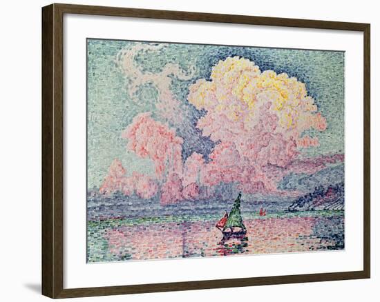 Antibes, the Pink Cloud, 1916-Paul Signac-Framed Giclee Print