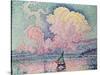 Antibes, the Pink Cloud, 1916-Paul Signac-Stretched Canvas