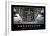Anticipation: Inspirational Quote and Motivational Poster-null-Framed Photographic Print