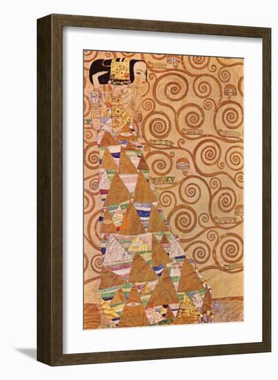Anticipation-Gustav Klimt-Framed Art Print