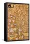 Anticipation-Gustav Klimt-Framed Stretched Canvas