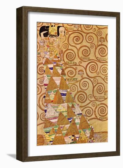 Anticipation-Gustav Klimt-Framed Art Print