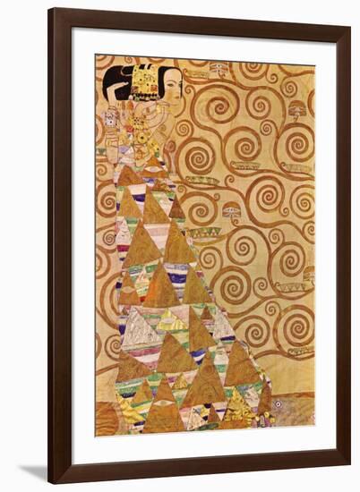 Anticipation-Gustav Klimt-Framed Art Print