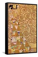 Anticipation-Gustav Klimt-Framed Stretched Canvas