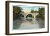 Antietam Creek, Maryland - Nat'l Road, Old Stone Bridge Near Hagerstown-Lantern Press-Framed Art Print