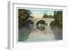 Antietam Creek, Maryland - Nat'l Road, Old Stone Bridge Near Hagerstown-Lantern Press-Framed Art Print