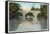 Antietam Creek, Maryland - Nat'l Road, Old Stone Bridge Near Hagerstown-Lantern Press-Framed Stretched Canvas