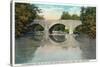 Antietam Creek, Maryland - Nat'l Road, Old Stone Bridge Near Hagerstown-Lantern Press-Stretched Canvas