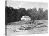 Antietam, MD, Bodies in Front of Dunker Church, Civil War-Lantern Press-Stretched Canvas