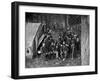 Antietam, MD, General Caldwell and Staff, Civil War-Lantern Press-Framed Art Print