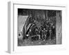 Antietam, MD, General Caldwell and Staff, Civil War-Lantern Press-Framed Art Print