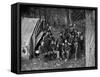 Antietam, MD, General Caldwell and Staff, Civil War-Lantern Press-Framed Stretched Canvas