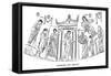 Antigone and Kreon from 'The History of Greece' by Victor Duruy, 1890-null-Framed Stretched Canvas