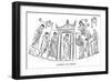 Antigone and Kreon from 'The History of Greece' by Victor Duruy, 1890-null-Framed Giclee Print