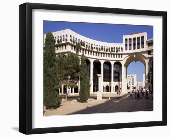 Antigone Complex, Montpellier, Languedoc Roussillon, France-John Miller-Framed Premium Photographic Print