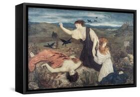 Antigone from 'Antigone' by Sophocles-Marie Spartali Stillman-Framed Stretched Canvas