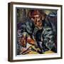 Antigrazioso (Antigracefu), 1912 (Oil on Canvas)-Umberto Boccioni-Framed Giclee Print