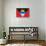 Antigua And Barbuda Flag Design with Wood Patterning - Flags of the World Series-Philippe Hugonnard-Art Print displayed on a wall