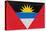 Antigua And Barbuda Flag Design with Wood Patterning - Flags of the World Series-Philippe Hugonnard-Stretched Canvas