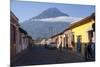 Antigua and Vulcano Fuego, Guatemala, Central America-Peter Groenendijk-Mounted Photographic Print