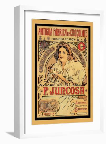 Antigua Fabrica de Chocolate: P. Juncosa-null-Framed Art Print