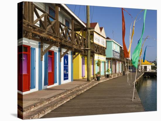 Antigua, Heritage Quay Shopping District in St, John's, Caribbean-Gavin Hellier-Stretched Canvas