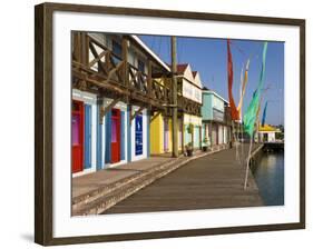 Antigua, Heritage Quay Shopping District in St, John's, Caribbean-Gavin Hellier-Framed Photographic Print