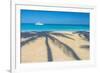 Antigua, Jolly Bay Beach, Palm Trees Casting Shadows-Alan Copson-Framed Photographic Print