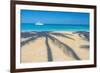 Antigua, Jolly Bay Beach, Palm Trees Casting Shadows-Alan Copson-Framed Photographic Print