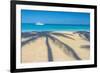 Antigua, Jolly Bay Beach, Palm Trees Casting Shadows-Alan Copson-Framed Photographic Print