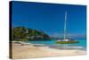 Antigua, Jolly Bay Beach-Alan Copson-Stretched Canvas