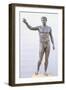 Antikythira Ephebe, Bronze Statue Discovered in Sea Between Citing and Anticitera-null-Framed Giclee Print