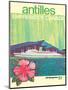 Antilles Islands - Canadian Pacific’s Empress of Canada, Vintage Ocean Liner Travel Poster, 1969-Pacifica Island Art-Mounted Art Print