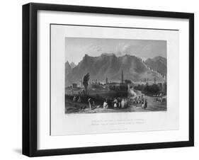 Antioch, on the Approach from Suadeah, Turkey, 1841-J Redaway-Framed Giclee Print