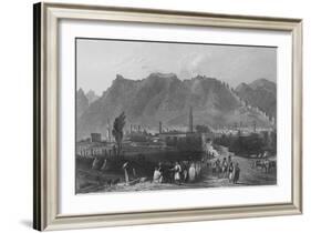 Antioch, on the Approach from Suadeah-William Henry Bartlett-Framed Giclee Print