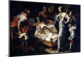 Antiochus and Stratonice, 17th or Early 18th Century-Luca Giordano-Mounted Giclee Print