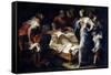 Antiochus and Stratonice, 17th or Early 18th Century-Luca Giordano-Framed Stretched Canvas