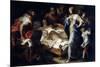 Antiochus and Stratonice, 17th or Early 18th Century-Luca Giordano-Mounted Giclee Print