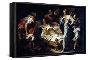 Antiochus and Stratonice, 17th or Early 18th Century-Luca Giordano-Framed Stretched Canvas