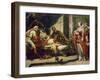 Antiochus and Stratonike, 18th Century-Gaspare Diziani-Framed Giclee Print