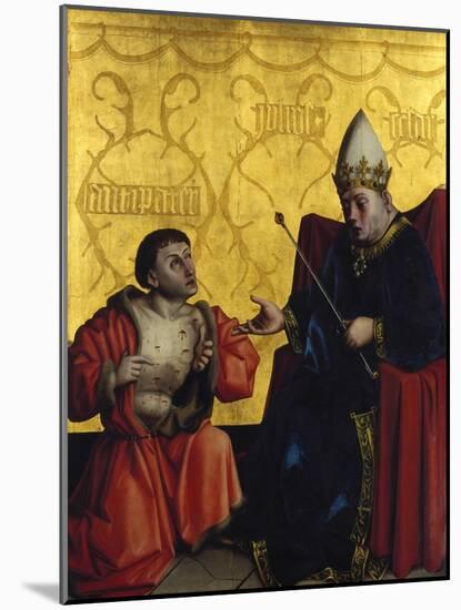 Antipater in Front of Julius Caesar, C. 1435-Konrad Witz-Mounted Giclee Print