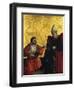 Antipater in Front of Julius Caesar, C. 1435-Konrad Witz-Framed Giclee Print