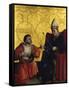 Antipater in Front of Julius Caesar, C. 1435-Konrad Witz-Framed Stretched Canvas