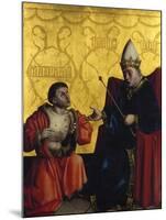 Antipater in Front of Julius Caesar, C. 1435-Konrad Witz-Mounted Giclee Print