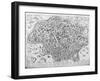 Antiquae Urbis Perfecta Imago, Map of Rome, C.1600-Ambrogio Brambilla-Framed Giclee Print