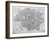 Antiquae Urbis Perfecta Imago, Map of Rome, C.1600-Ambrogio Brambilla-Framed Giclee Print