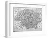 Antiquae Urbis Perfecta Imago, Map of Rome, C.1600-Ambrogio Brambilla-Framed Giclee Print