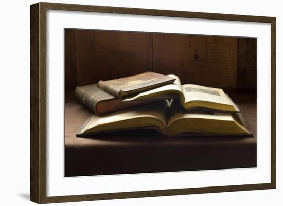 Antiquarian Books-null-Framed Giclee Print